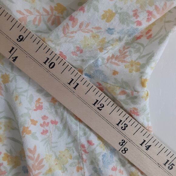 Lauren Ralph Lauren Black Label Pajama Set L Bermuda Shorts Notch Collar Floral - Picture 15 of 16